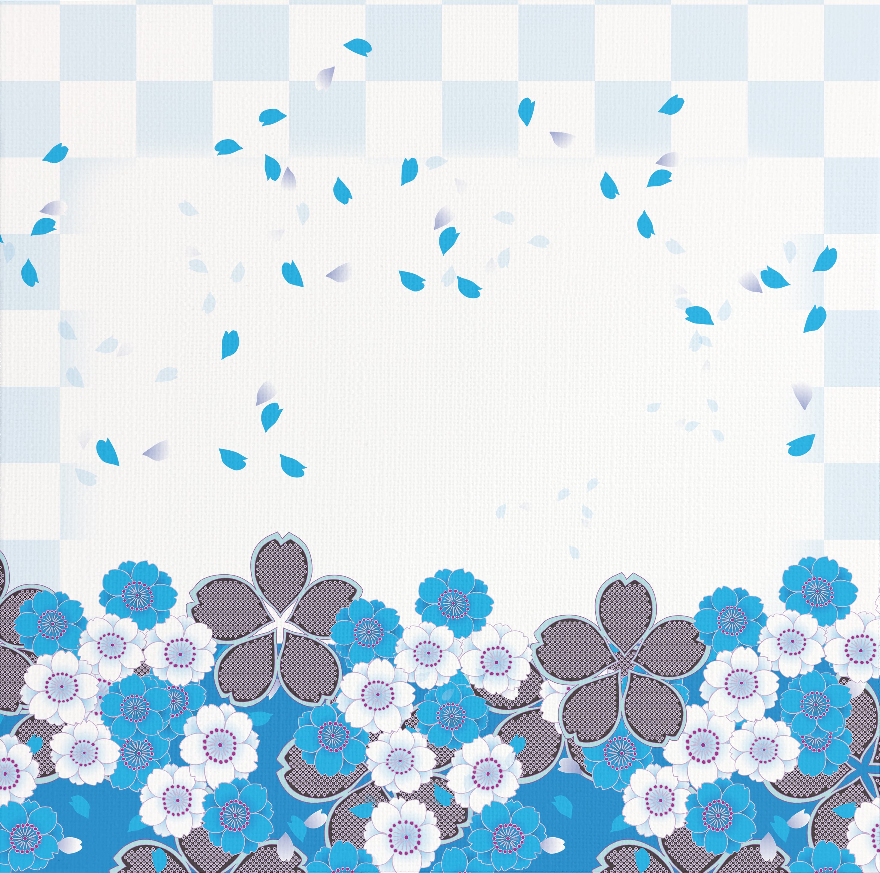 花散る里 蒼【アートパネル】