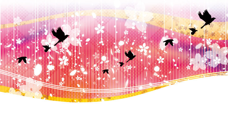 花鳥風月 ピンク
