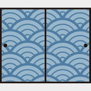 青海波 青波【ふすま紙】