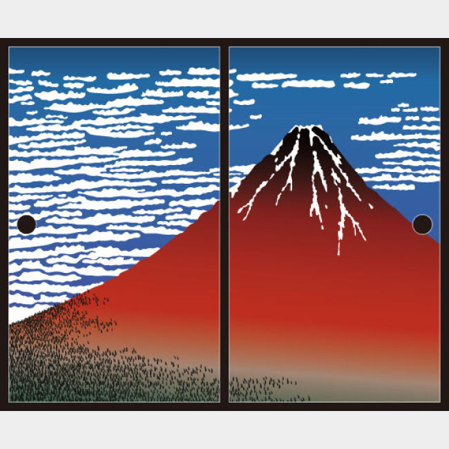 浮世絵 凱風快晴【ふすま紙】