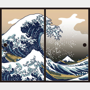 浮世絵 神奈川沖浪裏【ふすま紙】