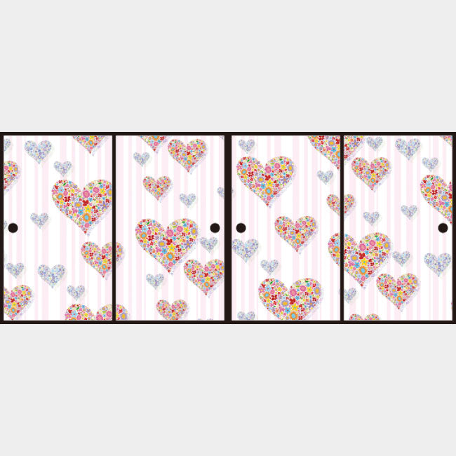 Flower Heart【ふすま紙】