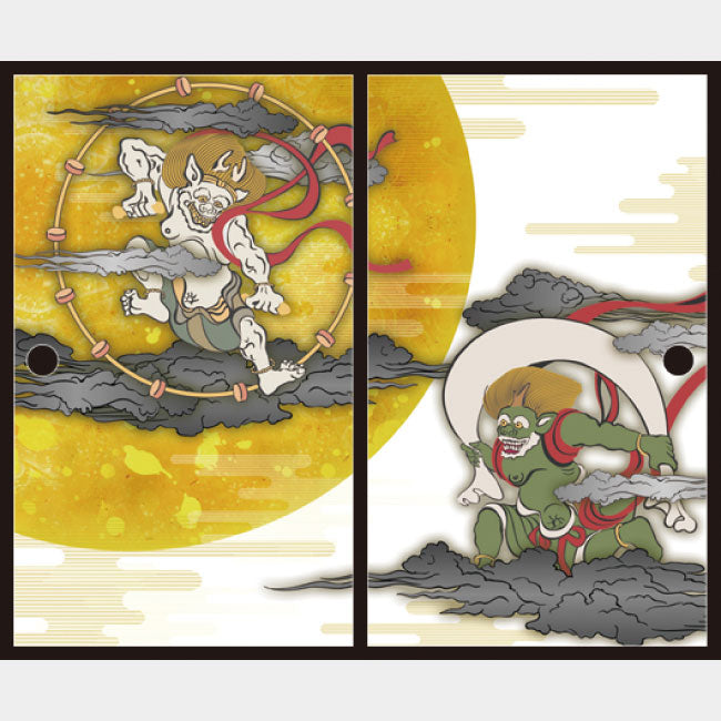 風神雷神【ふすま紙】