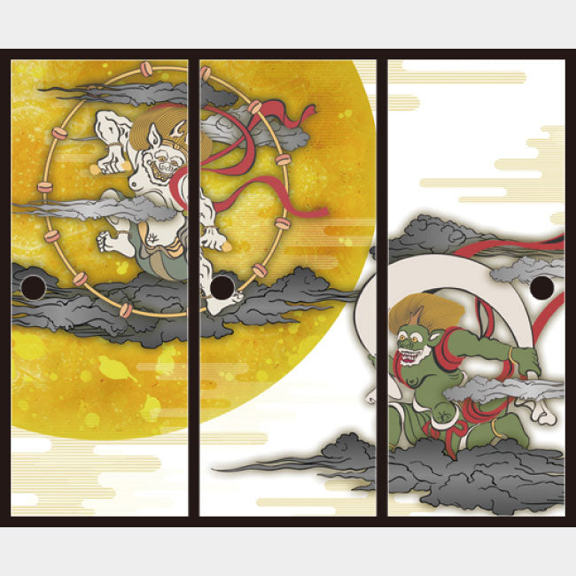 風神雷神【ふすま紙】