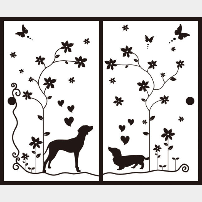 犬【ふすま紙】
