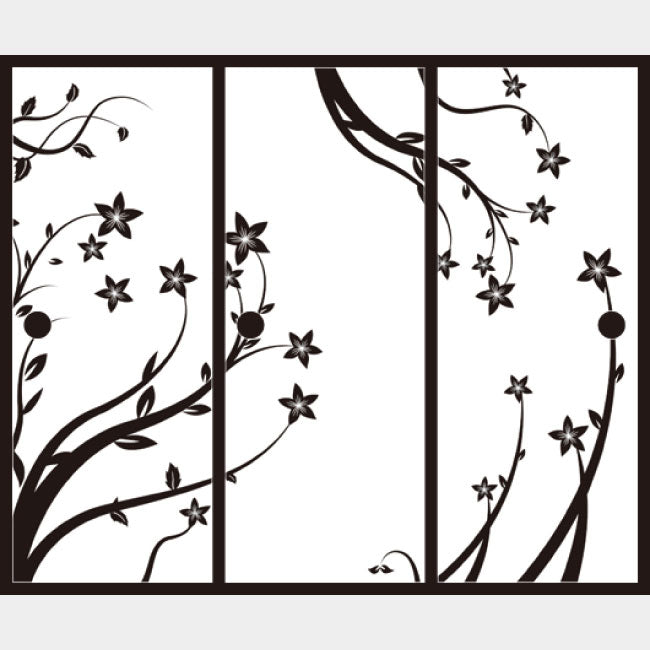 花【ふすま紙】