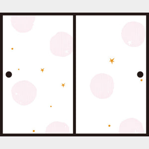ほし ピンク【ふすま紙】