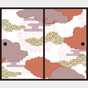 伝統文様 紅鳶【ふすま紙】