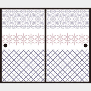 江戸切子 矢来【ふすま紙】