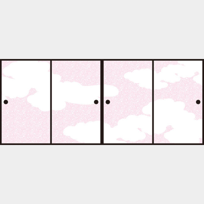 和柄 玉桜【ふすま紙】