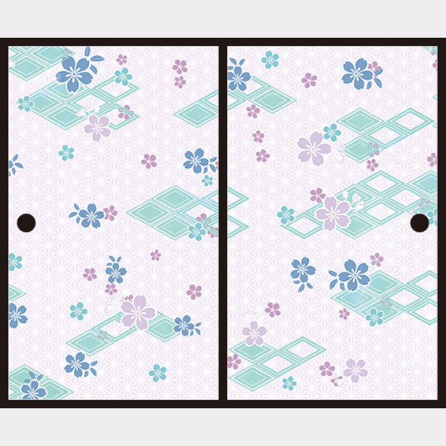 桜菱 碧【ふすま紙】
