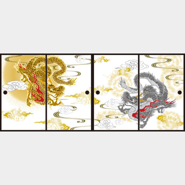 金龍 銀龍【ふすま紙】