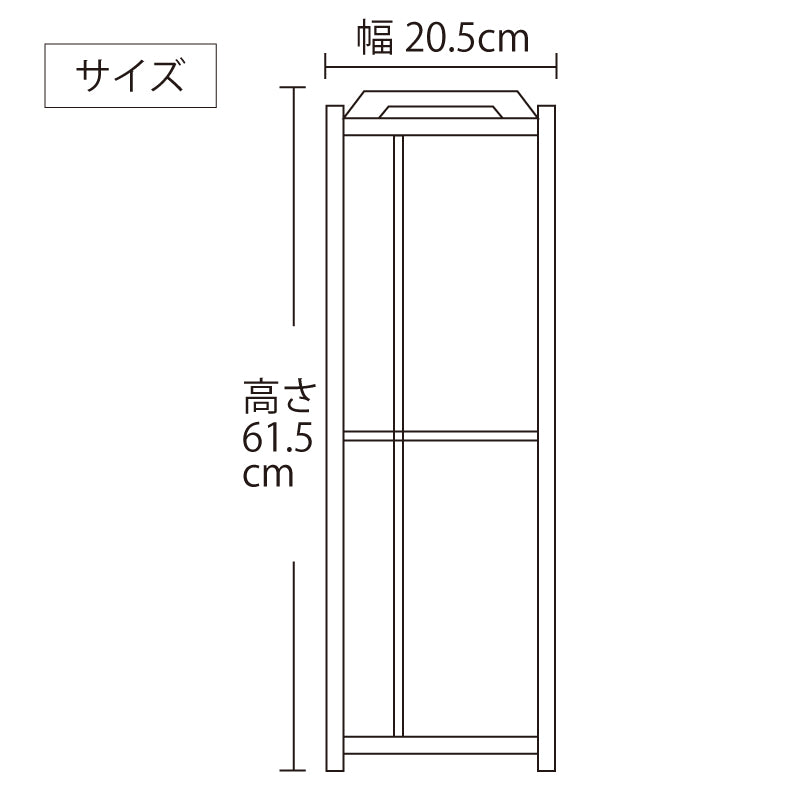 花･蝶･なでしこ 赤【角形行灯（中）】