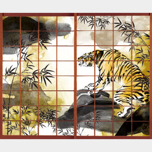 虎 金色【障子紙】