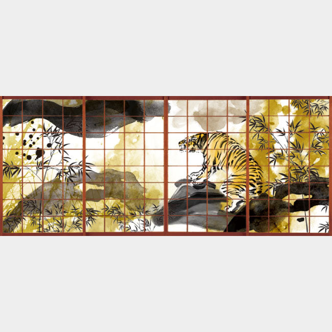 虎 金色【障子紙】