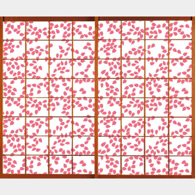 桜吹雪 桜色【障子紙】