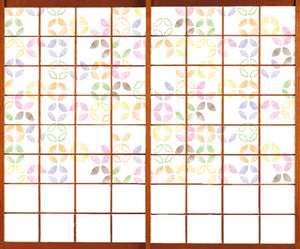 彩り七宝【障子紙】
