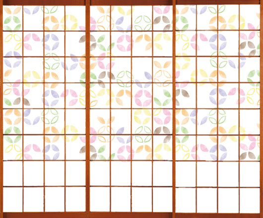 彩り七宝【障子紙】
