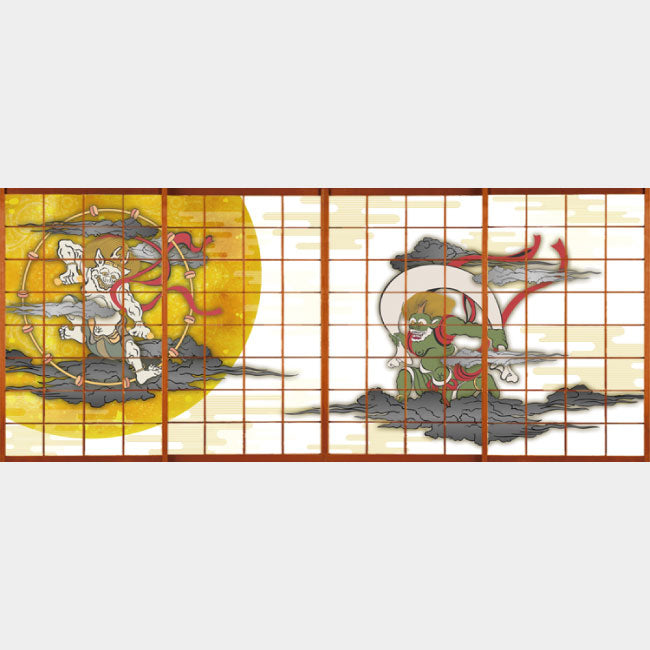 風神雷神【障子紙】