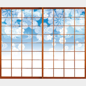 花雲 ブルー【障子紙】