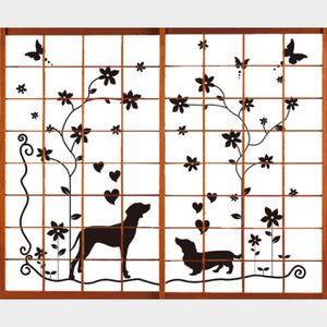 犬【障子紙】