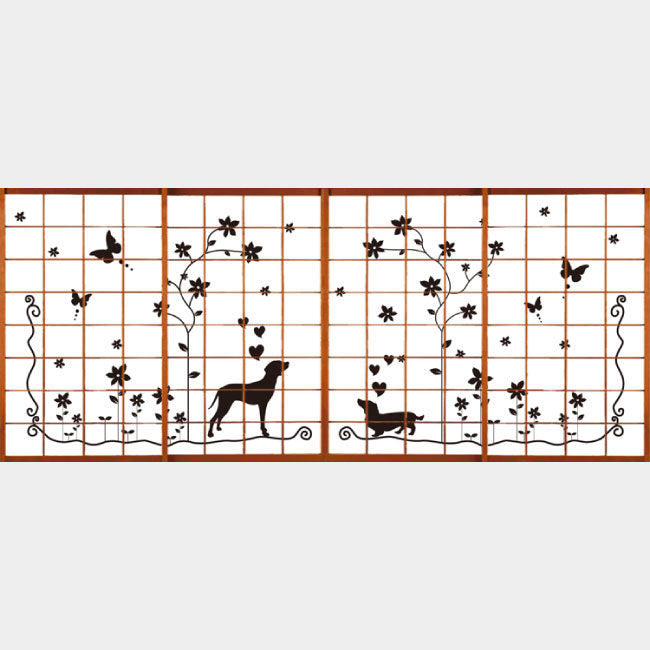 犬【障子紙】