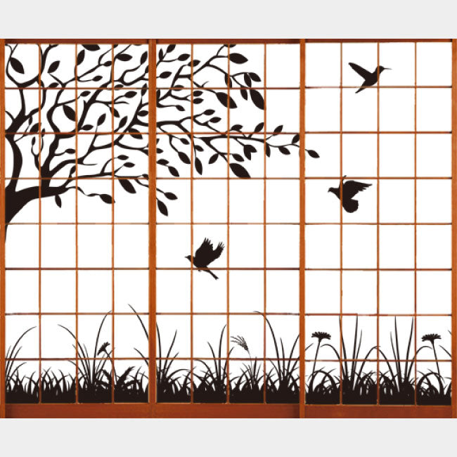 鳥【障子紙】