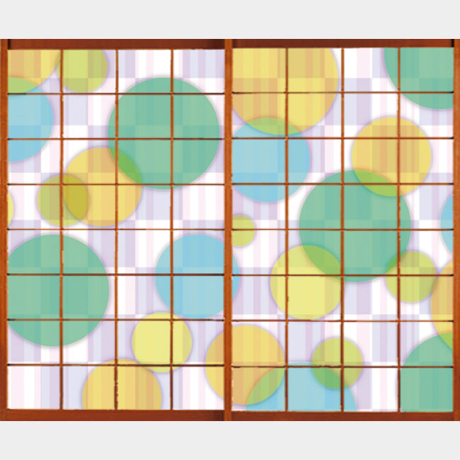 Color Circle green【障子紙】