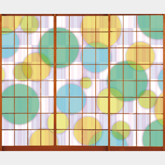 Color Circle green【障子紙】