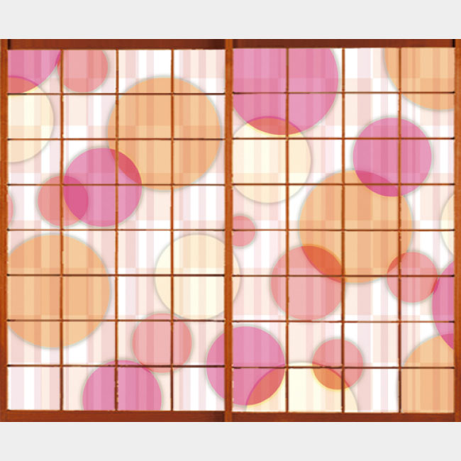 Color Circle pink【障子紙】