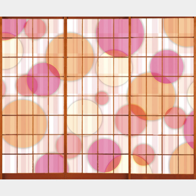 Color Circle pink【障子紙】