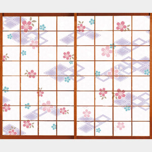 桜菱 藤紫【障子紙】