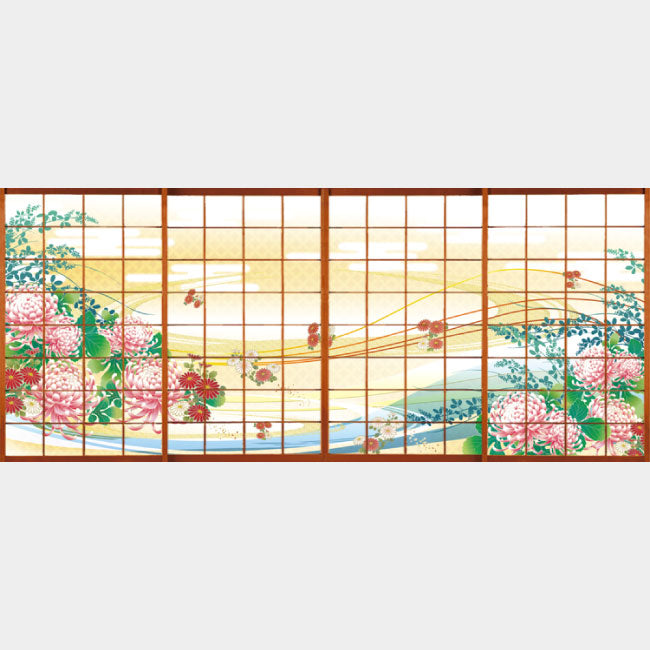 水面の彩り【障子紙】