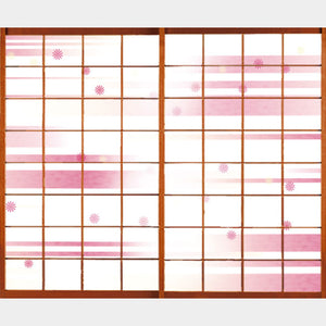 風 ピンク【障子紙】