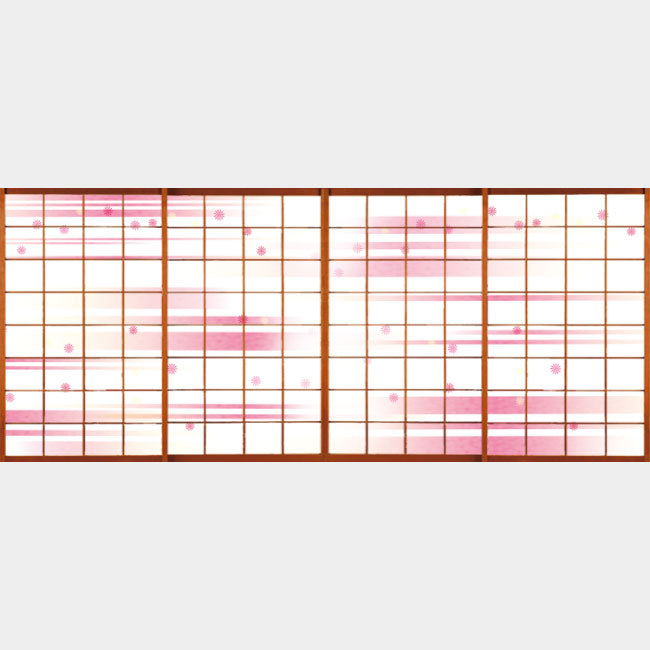 風 ピンク【障子紙】