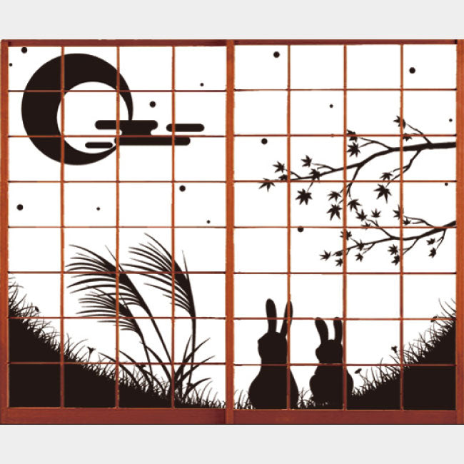 十五夜【障子紙】