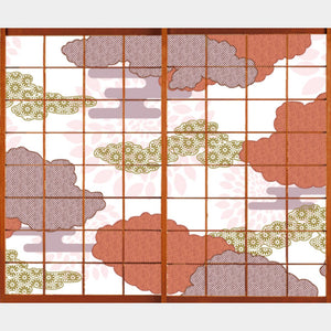 伝統文様 紅鳶【障子紙】