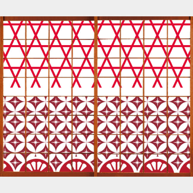 江戸切子 七宝【障子紙】