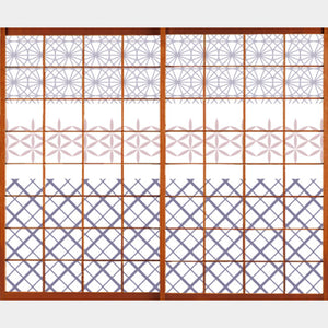 江戸切子 矢来【障子紙】