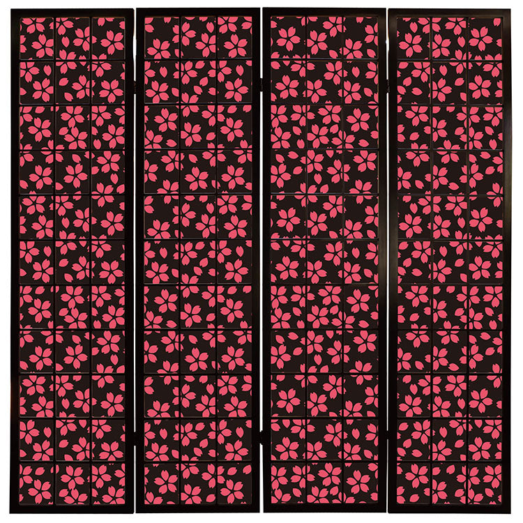 小桜 夜桜【衝立】