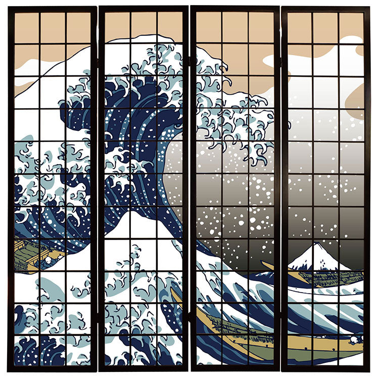 浮世絵 神奈川沖浪裏【衝立】