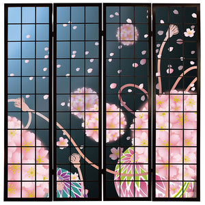 桜手毬【衝立】