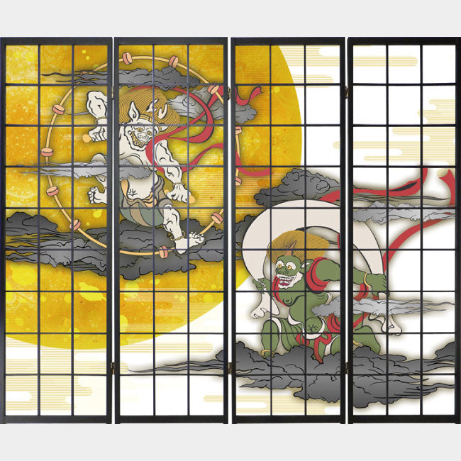 風神雷神【衝立】
