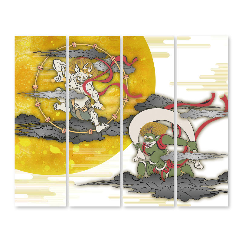 風神雷神【衝立】