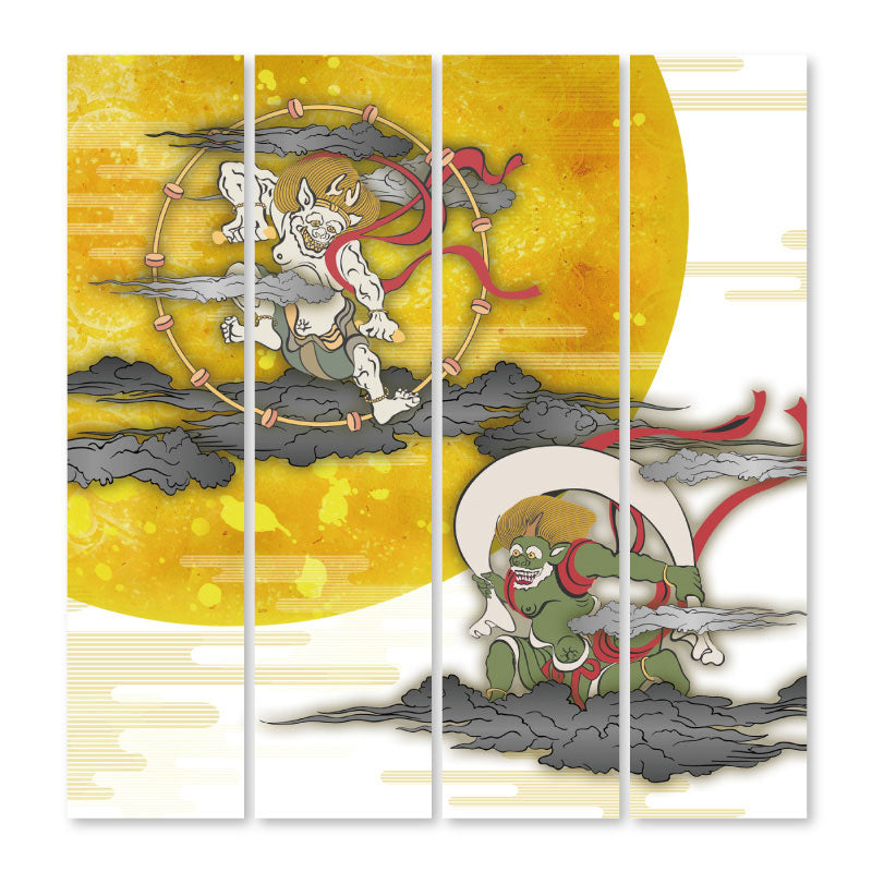 風神雷神【衝立】