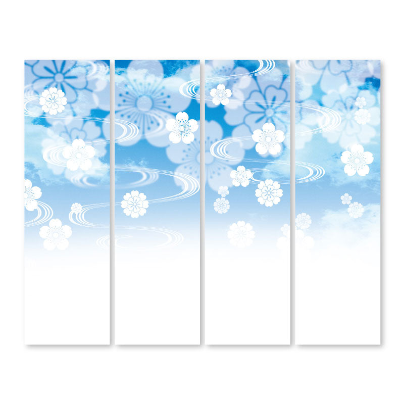 花雲 ブルー【衝立】