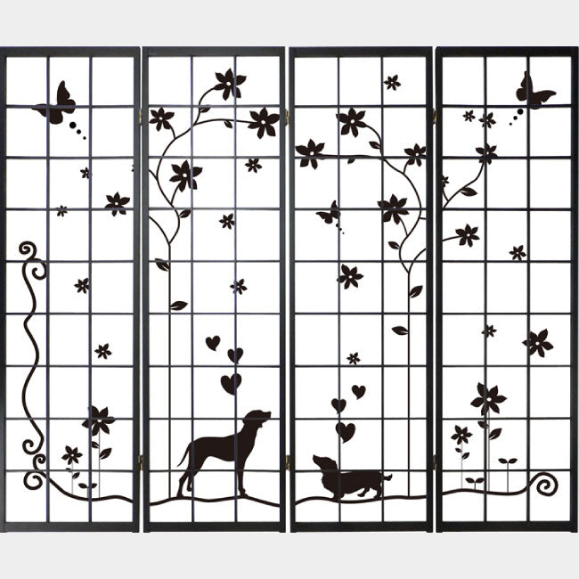 犬【衝立】
