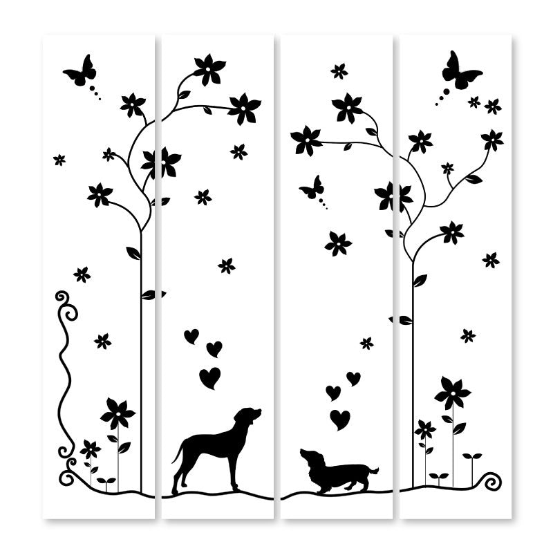 犬【衝立】
