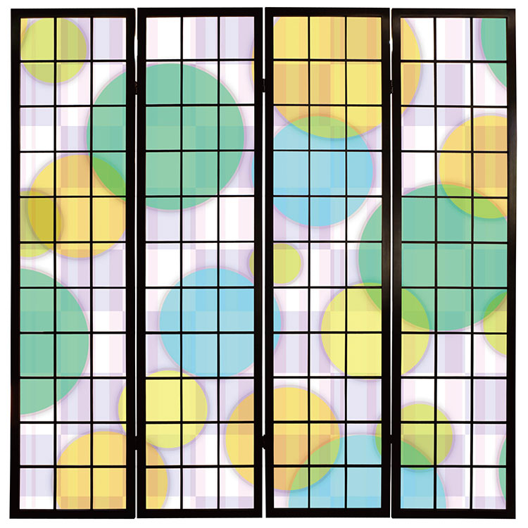 Color Circle green【衝立】