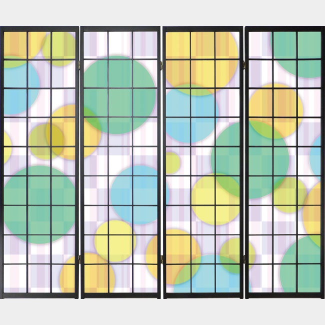 Color Circle green【衝立】